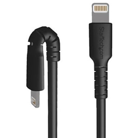 StarTech.com 3 foot/1m Durable Black USB-C to Lightning Cable, Rugged Heavy Duty Charging/Sync Cable for Apple iPhone/iPad MFi Certified
