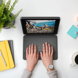 Logitech Rugged Folio Rugged Keyboard/Cover Case (Folio) Apple, Logitech iPad (7th Generation), iPad (8th Generation), iPad (9th Generation) Tablet - Graphite
