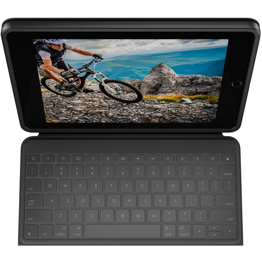Logitech Rugged Folio Rugged Keyboard/Cover Case (Folio) Apple, Logitech iPad (7th Generation), iPad (8th Generation), iPad (9th Generation) Tablet - Graphite
