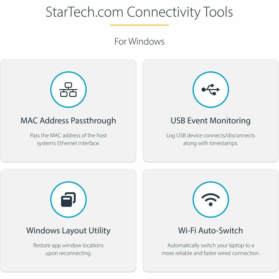 StarTech.com USB-C Dock - Dual Monitor 1080p HDMI Laptop Docking Station - 60W Power Delivery - 1x USB-C, 3x USB-A, GbE - Mac & Windows