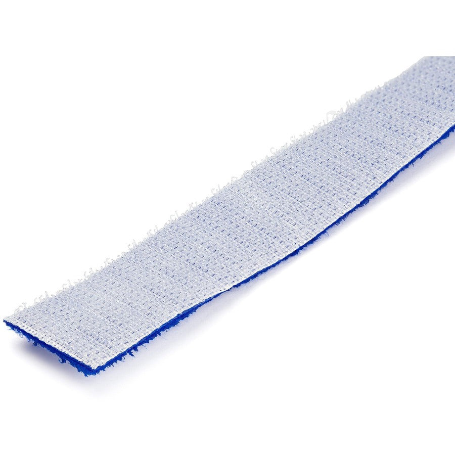 StarTech.com Rouleau de 30,5 m de bande auto-agrippante – Bleu – Gestion des câbles (HKLP100BL)