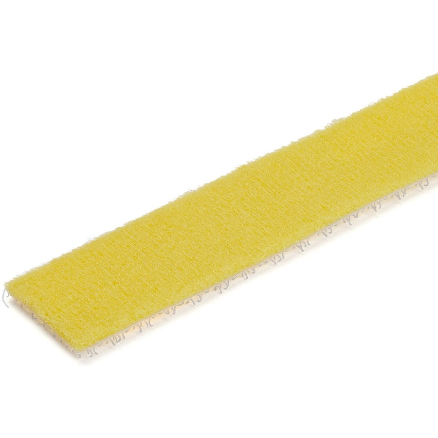 StarTech.com 25ft. Hook and Loop Roll - Yellow - Cable Management (HKLP25YW)