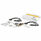 StarTech.com 8-Port PCI Express RS232 Serial Adapter Card, PCIe to DB9 Controller 16C1050 UART, Low Profile, 15kV ESD, Windows Only, TAA