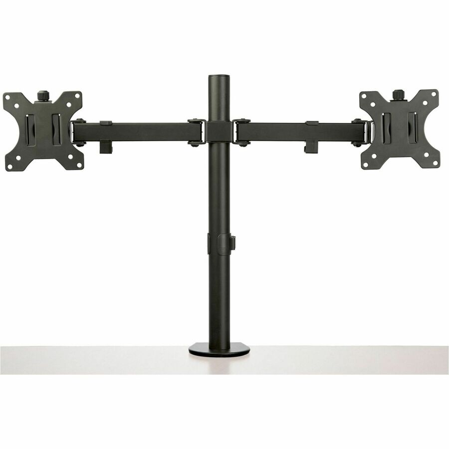 StarTech.com Desk Mount Dual Monitor Arm, Ergonomic VESA Compatible Mount for up to 32" (17.6lb/8kg) Display, Clamp/Grommet, Articulating
