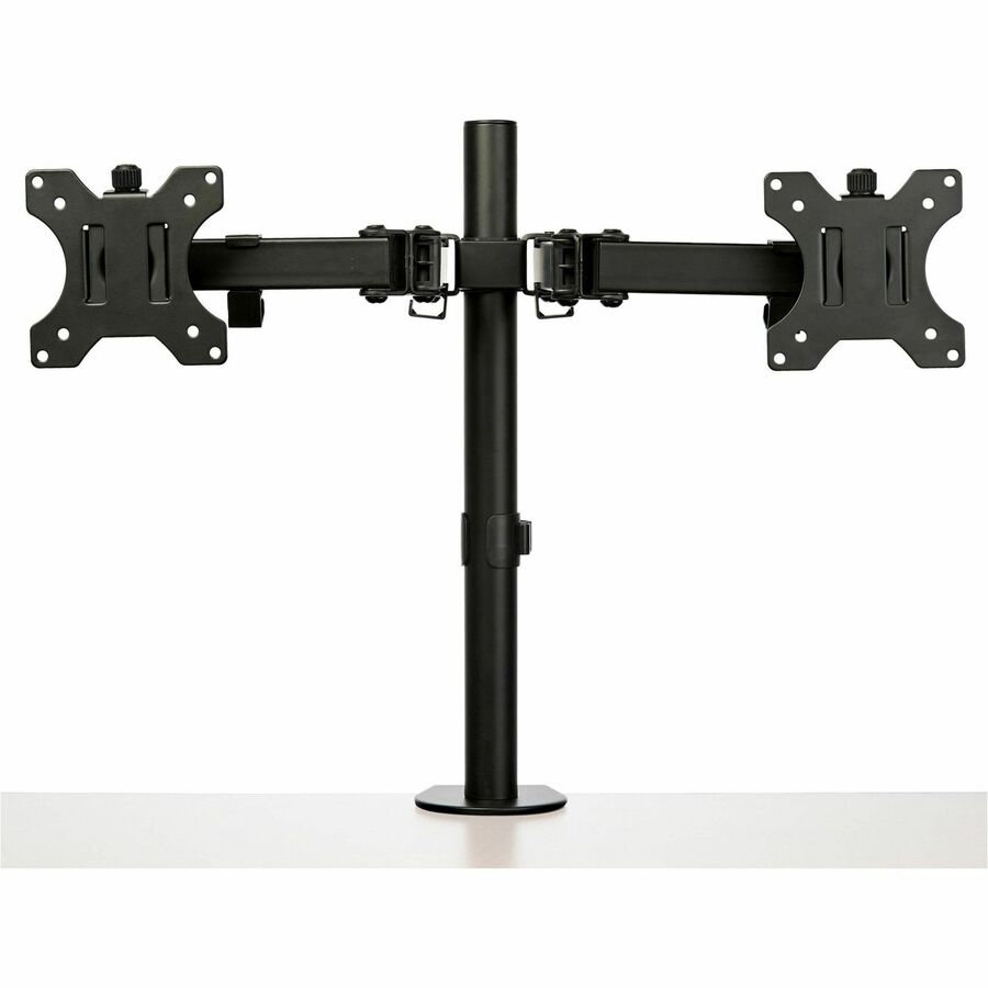 StarTech.com Desk Mount Dual Monitor Arm, Ergonomic VESA Compatible Mount for up to 32" (17.6lb/8kg) Display, Clamp/Grommet, Articulating