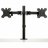 StarTech.com Desk Mount Dual Monitor Arm, Ergonomic VESA Compatible Mount for up to 32" (17.6lb/8kg) Display, Clamp/Grommet, Articulating