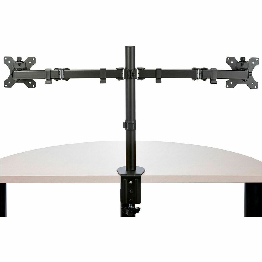 StarTech.com Desk Mount Dual Monitor Arm, Ergonomic VESA Compatible Mount for up to 32" (17.6lb/8kg) Display, Clamp/Grommet, Articulating