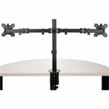 StarTech.com Desk Mount Dual Monitor Arm, Ergonomic VESA Compatible Mount for up to 32" (17.6lb/8kg) Display, Clamp/Grommet, Articulating