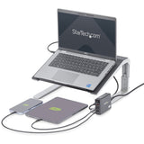 StarTech.com USB C Laptop Charger, 60W PD 3.0, 3x USB-A, Universal Compact USB Type-C Desktop Charger/Power Adapter, USB IF/ETL Certified