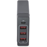 StarTech.com USB C Laptop Charger, 60W PD 3.0, 3x USB-A, Universal Compact USB Type-C Desktop Charger/Power Adapter, USB IF/ETL Certified