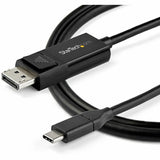 Câble StarTech.com USB-C vers DisplayPort 1.4 8K 60 Hz/4K (1 m) - Adaptateur vidéo DP vers USB-C ou USB-C vers DP réversible HBR3/HDR/DSC