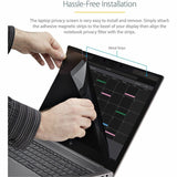 StarTech.com Filtre de confidentialité pour ordinateur portable 15,6" - Filtre de sécurité magnétique amovible - Réduction de la lumière bleue - Mat/Brillant