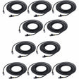 StarTech.com 15 ft. CAT6 Ethernet Cable - 10 Pack - ETL Verified - Black CAT6 Patch Cord - Snagless RJ45 Connectors - 24 AWG - UTP
