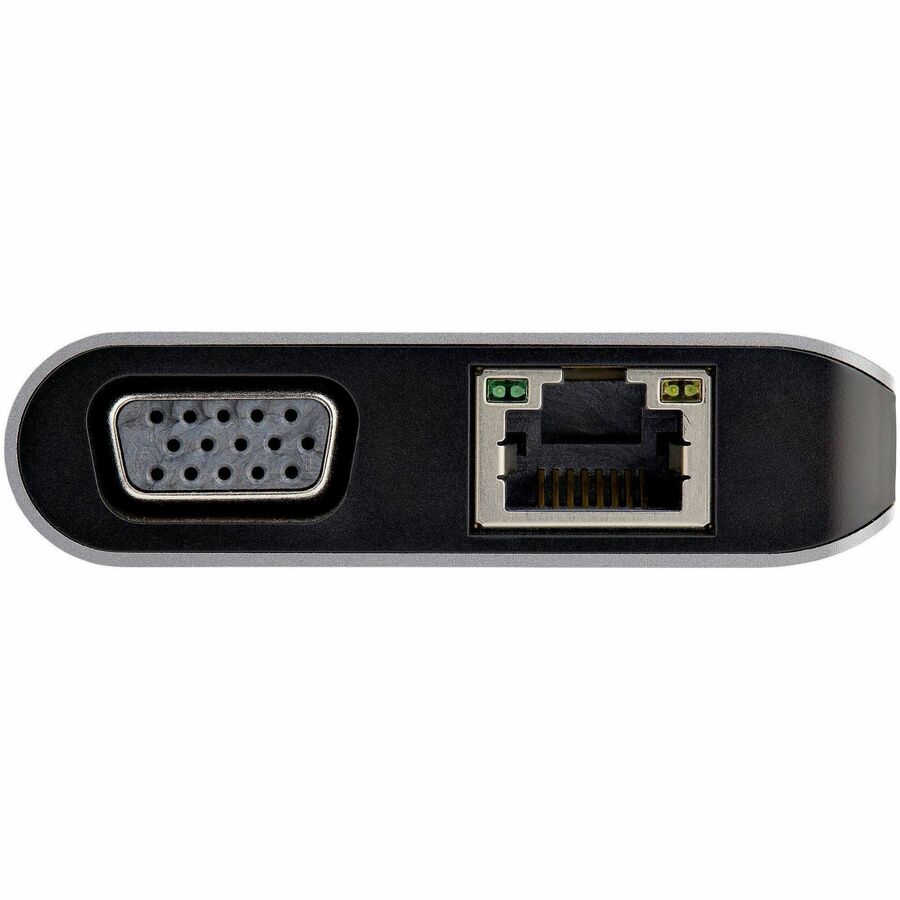 StarTech.com USB C Multiport Adapter - USB-C Mini Travel Dock w/ 4K HDMI or 1080p VGA - 100W PD Pass-Through, 3x USB, SD, GbE, Audio