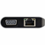 StarTech.com USB C Multiport Adapter - USB-C Mini Travel Dock w/ 4K HDMI or 1080p VGA - 100W PD Pass-Through, 3x USB, SD, GbE, Audio