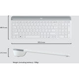 Ensemble clavier et souris sans fil Logitech Slim MK470
