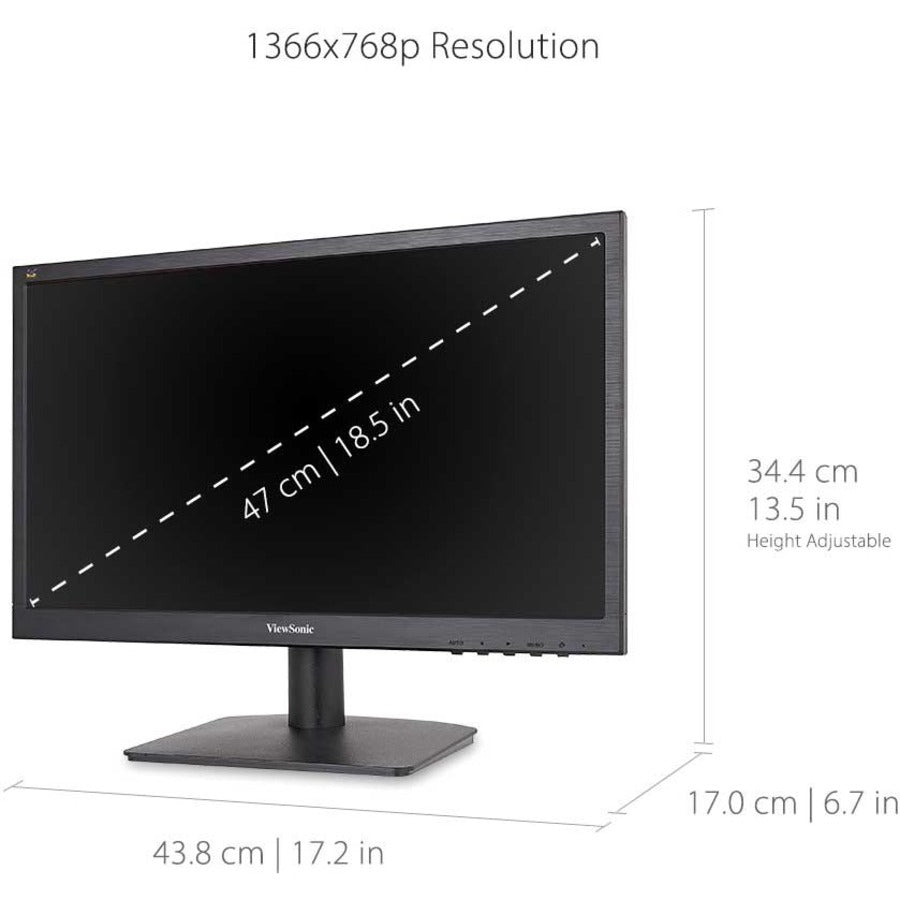 ViewSonic Value VA1903H 19" Class HD LED Monitor - 16:9 - Black