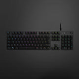 Logitech G512 RGB Mechanical Gaming Keyboard, GX Blue, USB Passthrough