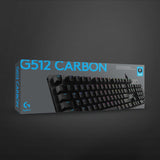 Logitech G512 RGB Mechanical Gaming Keyboard, GX Blue, USB Passthrough
