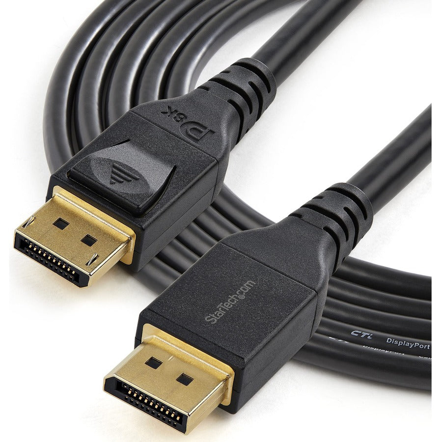 StarTech.com 4 m VESA Certified DisplayPort 1.4 Cable - 8K 60Hz HBR3 HDR - 13 ft Super UHD 4K 120Hz - DP to DP Video Monitor Cord M/M