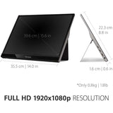 Viewsonic 15.6" Display, IPS Panel, 1920 x 1080 Resolution