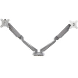 StarTech.com Desk Mount Dual Monitor Arm with USB & 3.5mm Audio, Desk Clamp Ergonomic VESA Mount for up to 32" (17.6lb/8kg) Displays