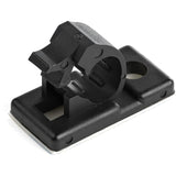StarTech.com 100 Self Adhesive Cable Management Clips - Ethernet/Network Cable/Office Desk Cord Organizer - Sticky Wire Holder/Clamp Black
