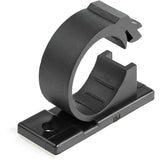 StarTech.com 100 Self Adhesive Cable Management Clips - Ethernet/Network Cable/Office Desk Cord Organizer - Sticky Wire Holder/Clamp Black
