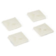 StarTech.com 100 Pack Cable Tie Mounts with Adhesive Tape for 0.13in (3.2mm) Wide Ties - Nylon/Plastic Zip Tie Mounts - 94V-2 Fire & UL
