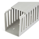 StarTech.com Cable Management Raceway with Cover 3"(75mm)W x 4"(100mm)H, 6.5ft(2m) length, 3/8"(8mm) Slots, Wall Wire Duct, UL Listed