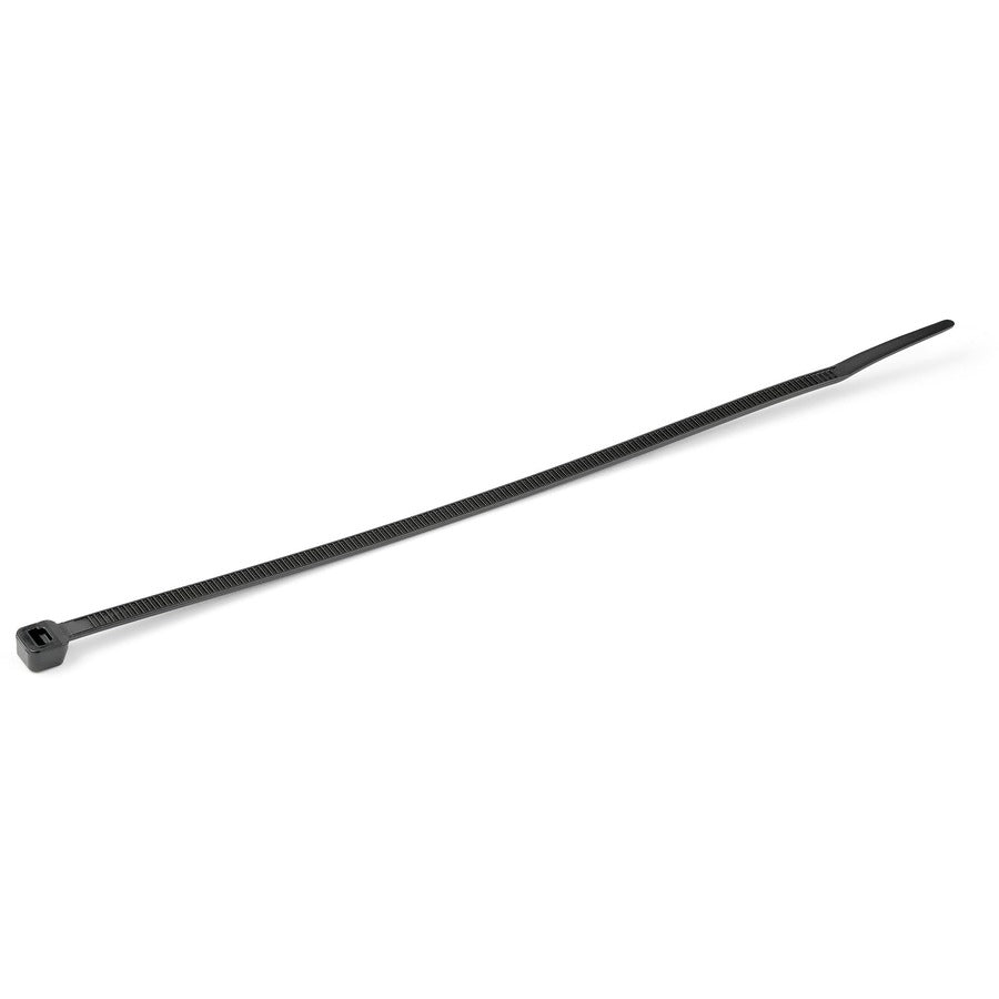10" Black Cable Ties 100 Pack - 50lb Tensile