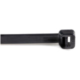10" Black Cable Ties 1000 Pack - 50lb Tensile