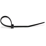 StarTech.com 4"(10cm) Cable Ties, 7/8"(22mm) Dia, 18lb(8kg) Tensile Strength, Nylon Self Locking Zip Ties, UL Listed, 100 Pack, Black