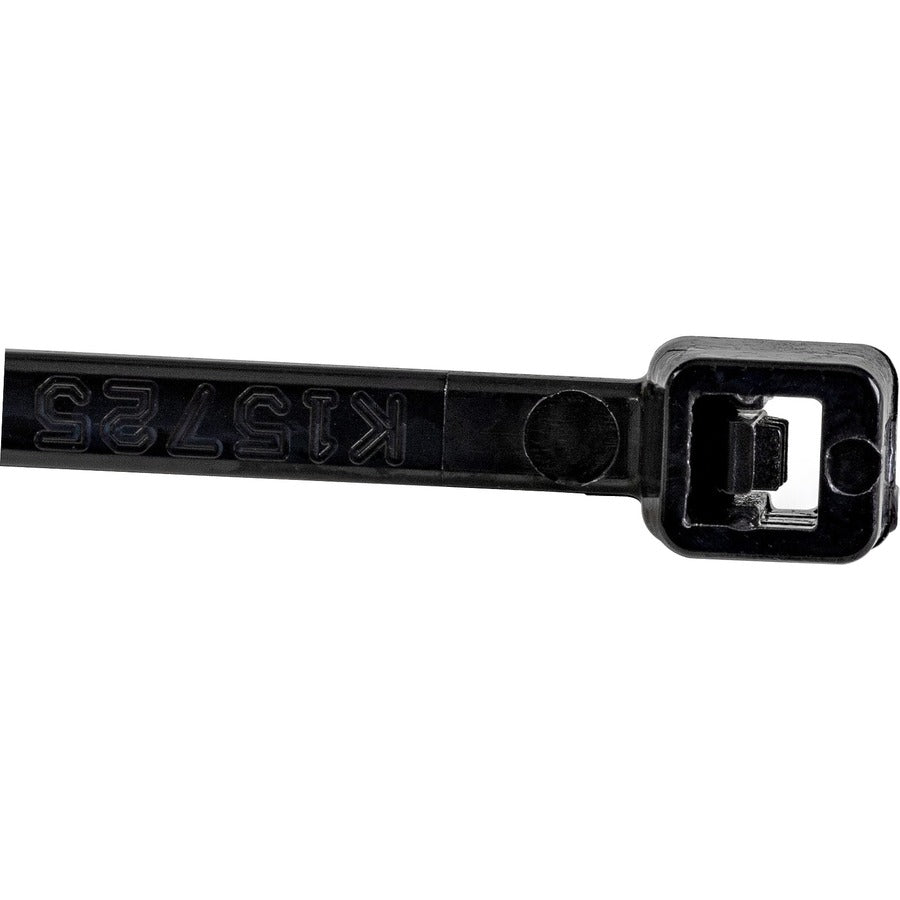 StarTech.com 6"(15cm) Cable Ties, 1-3/8"(39mm) Dia, 40lb(18kg) Tensile Strength, Nylon Self Locking Zip Ties, UL Listed, 100 Pack, Black