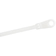 StarTech.com 4"(10cm) Cable Ties with Mounting Hole, 7/8"(24mm) Dia, 18lb(8kg) Tensile Strength, Nylon Zip Ties, UL Listed, 100 Pack