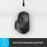 Logitech MX Master 2S, Graphite Gray
