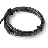 StarTech.com 6.5' (2m) 3-in-1 Universal Laptop Cable Lock - Keyed Security Lock for K-Slot, Nano & Wedge Slot Desktop/Laptop - Anti-Theft