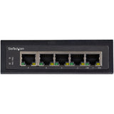 Commutateur industriel PoE Gigabit StarTech.com 5 ports 30 W - Power over Ethernet - Commutateur réseau GbE POE+ - Non géré - IP-30