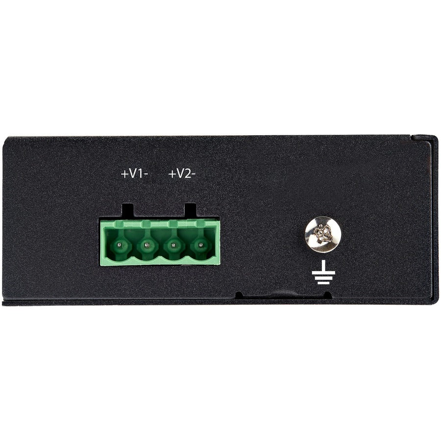 Star Tech.com Industrial Gigabit Ethernet PoE Injector 30W 802.3at PoE+ Midspan 48V-56VDC Power Over Ethernet Injector Adapter -40C to +75C