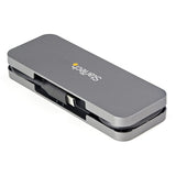 Hub USB-C StarTech.com 4 ports - 4 ports USB-A - Hub USB 3.0 Type-C 5 Gbit/s (USB 3.2/3.2 Gen 1) - Alimentation par bus - Câble de 28 cm avec gestion des câbles