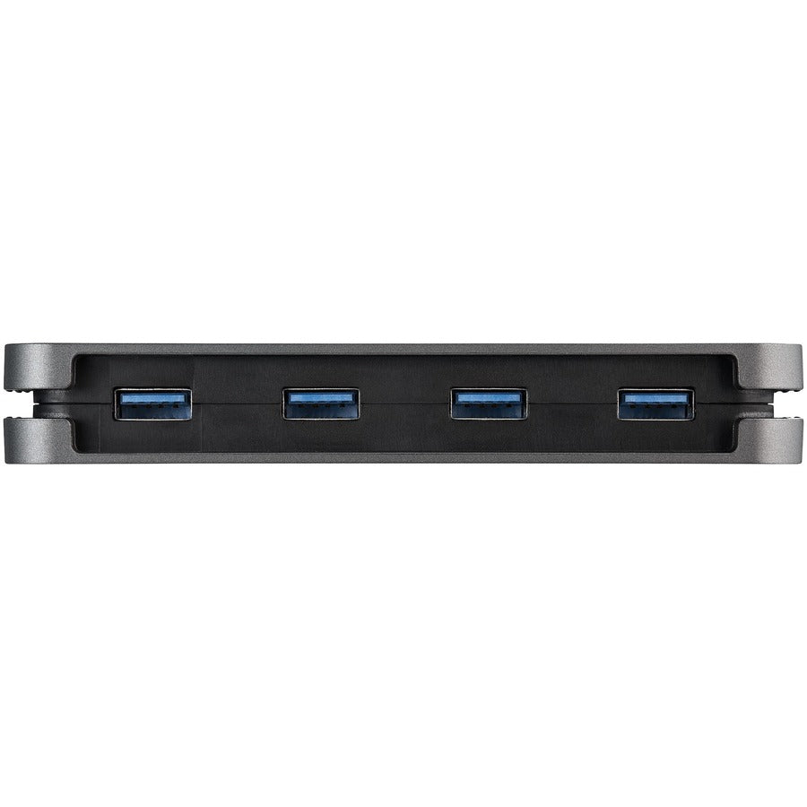 Hub USB-C StarTech.com 4 ports - 4 ports USB-A - Hub USB 3.0 Type-C 5 Gbit/s (USB 3.2/3.2 Gen 1) - Alimentation par bus - Câble de 28 cm avec gestion des câbles