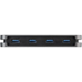 Hub USB-C StarTech.com 4 ports - 4 ports USB-A - Hub USB 3.0 Type-C 5 Gbit/s (USB 3.2/3.2 Gen 1) - Alimentation par bus - Câble de 28 cm avec gestion des câbles