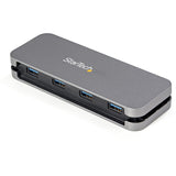 Hub USB-C StarTech.com 4 ports - 4 ports USB-A - Hub USB 3.0 Type-C 5 Gbit/s (USB 3.2/3.2 Gen 1) - Alimentation par bus - Câble de 28 cm avec gestion des câbles