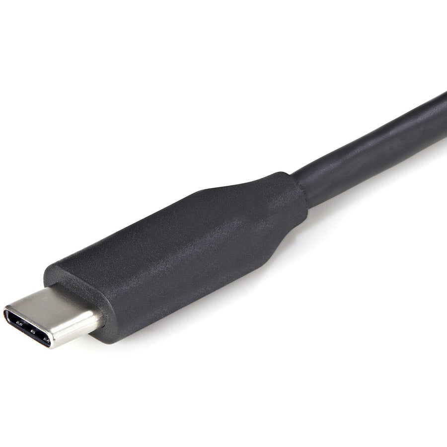 Hub USB-C StarTech.com 4 ports - 4 ports USB-A - Hub USB 3.0 Type-C 5 Gbit/s (USB 3.2/3.2 Gen 1) - Alimentation par bus - Câble de 28 cm avec gestion des câbles