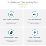 StarTech.com Thunderbolt 3 Dock w/USB-C Host Compatibility - Dual 4K 60Hz DP 1.4 or HDMI TB3/USB-C Docking Station - 1x 8K - 96W PD/5xUSB