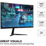 Moniteur LED incurvé ViewSonic OMNI VX2718-2KPC-MHD 27 pouces WQHD - 16:9 - Noir