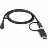 StarTech.com 3ft/1m USB-C Cable with USB-A Adapter Dongle, USB-C to C (10Gbps/PD), USB-A to C (5Gbps), 2-in-1 USB C Cable for Hybrid Dock