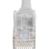 Câble Ethernet CAT6 StarTech.com de 2 m, LSZH (faible émission de fumée et zéro halogène), 10 GbE anti-accroc, 100 W PoE UTP RJ45, gris, cordon de raccordement réseau CAT 6, ETL