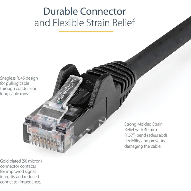 StarTech 1ft CAT6 LSZH 10GbE Ethernet Patch Cable