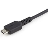 StarTech.com 3ft (1m) Secure Charging Cable, USB-A to Micro USB Data Blocker Charge-Only Cable, Charger Adapter Cable for Phone/Tablet